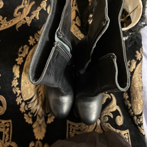 Ash leather Platform Booties Boots - Picture 9 of 12